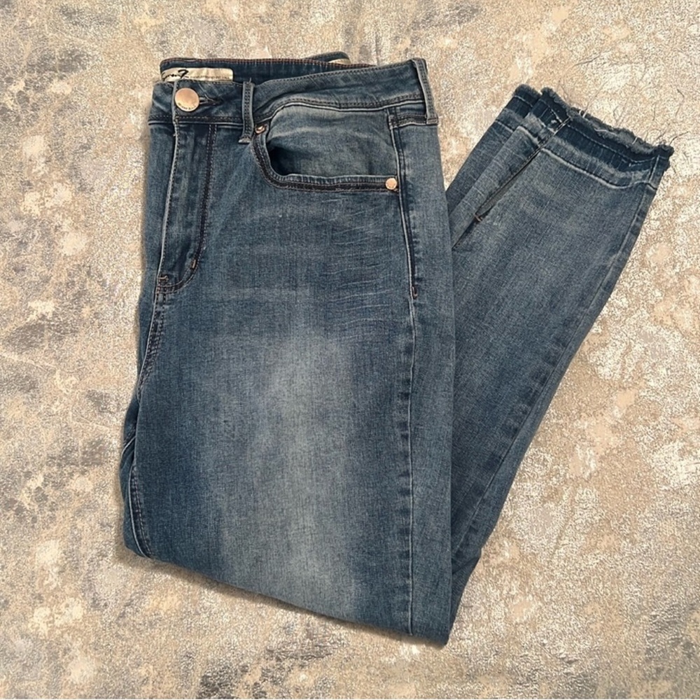 Seven7 High Rise Skinny Split Hem Jeans 16W